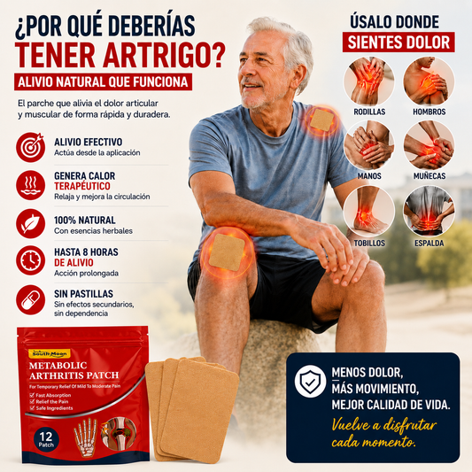 ArtriGo™ Vuelve a caminar, moverte y descansar con menos dolor | livio articular natural, directo donde duele — hasta 8 horas continuas, sin pastillas