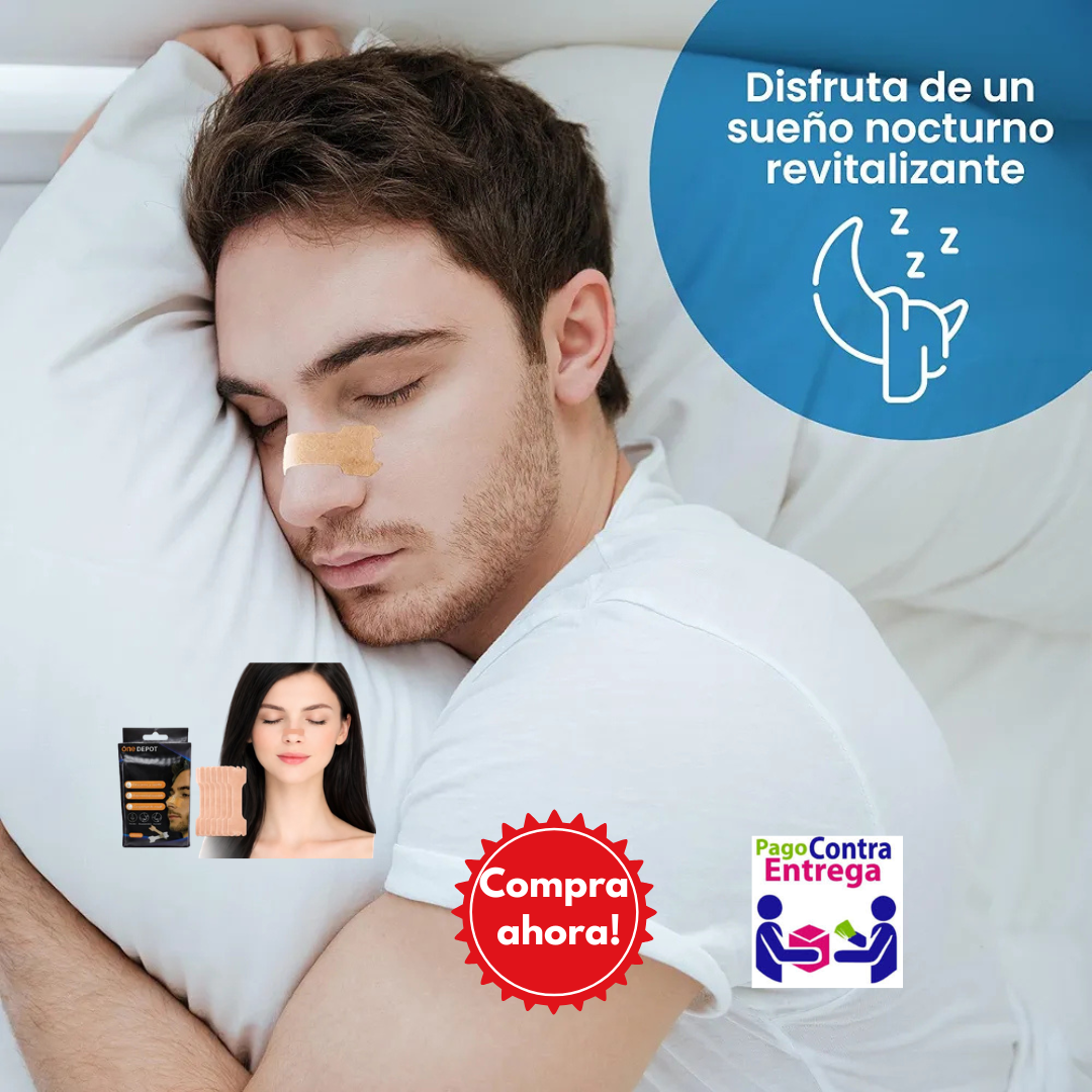 Pack 6 Parches Nasales Anti Ronquidos - Duerme y respira mejor - Oferta - Envío gratis a todo Chile