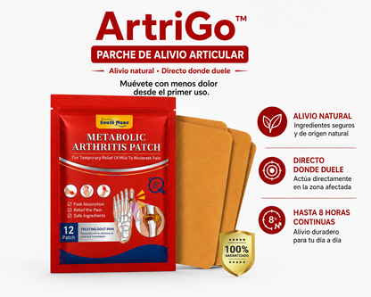 ArtriGo™  Vuelve caminar, descansar y moverte con menos dolor | Alivio natural para Artrosis y Artritis