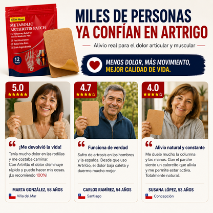 El parche que actúa en profundidad para calmar el dolor articular desde la raíz