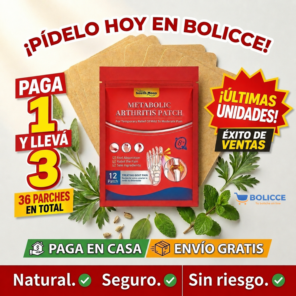 ArtriGo™  Vuelve caminar, descansar y moverte con menos dolor | Alivio natural para Artrosis y Artritis