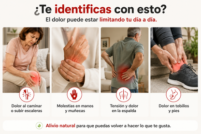 ArtriGo™  Vuelve caminar, descansar y moverte con menos dolor | Alivio natural para Artrosis y Artritis