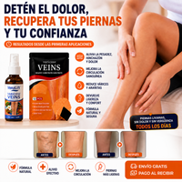 Kit VenaLift™ Spray + 12 Parches. Alivia la pesadez, hinchazón y molestias por várices.
