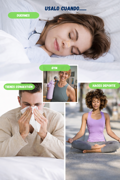 Pack 6 Parches Nasales Anti Ronquidos - Duerme y respira mejor - Oferta - Envío gratis a todo Chile