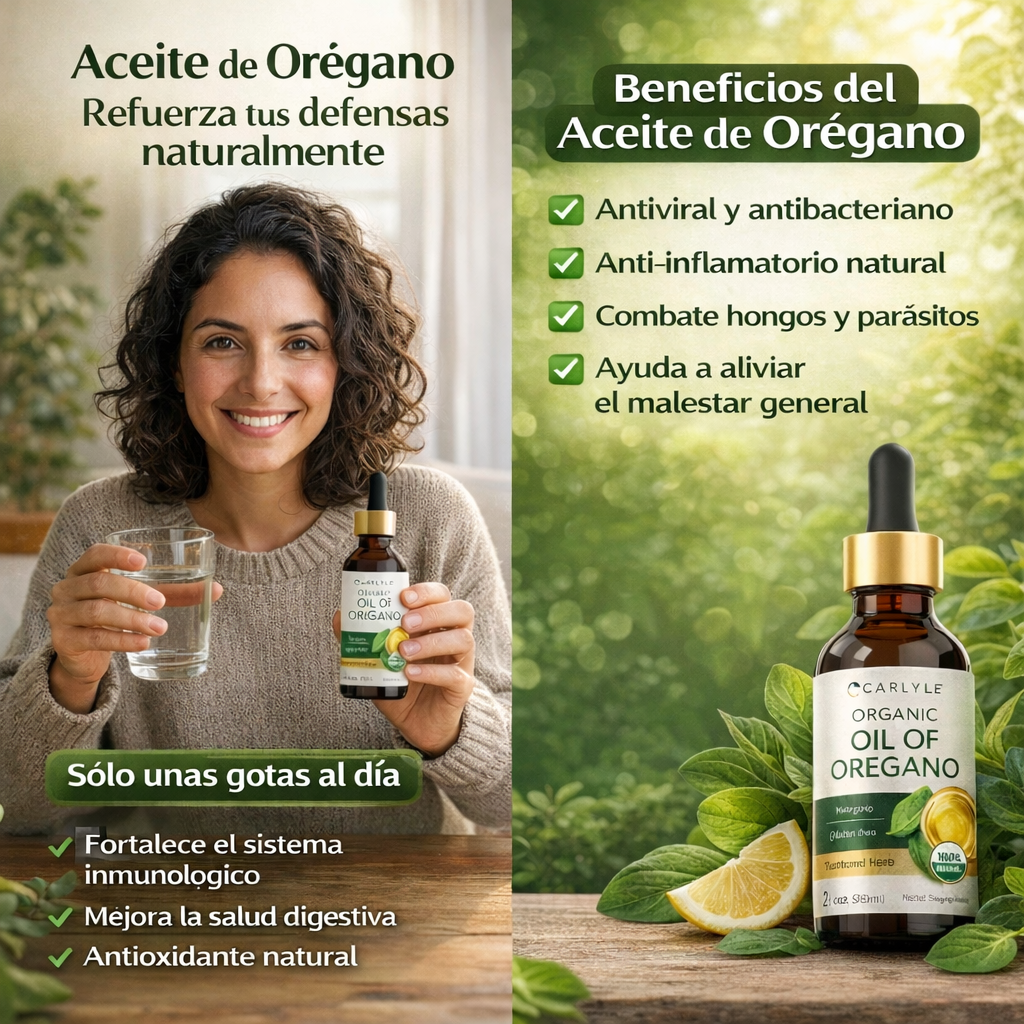 OregaPure™ – Inmunidad Natural, Antiinflamatorio Potente & Defensa Orgánica Total