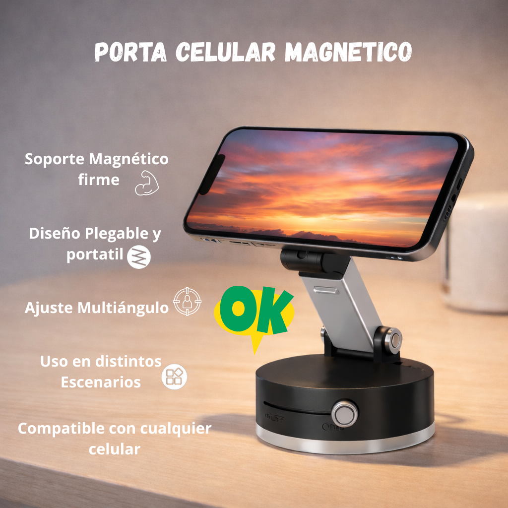 Soporte Celular Magnético - El que estaba faltando en tu día a día - Envío gratis