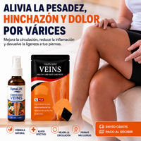 Kit VenaLift™ Spray + 12 Parches. Alivia la pesadez, hinchazón y molestias por várices.