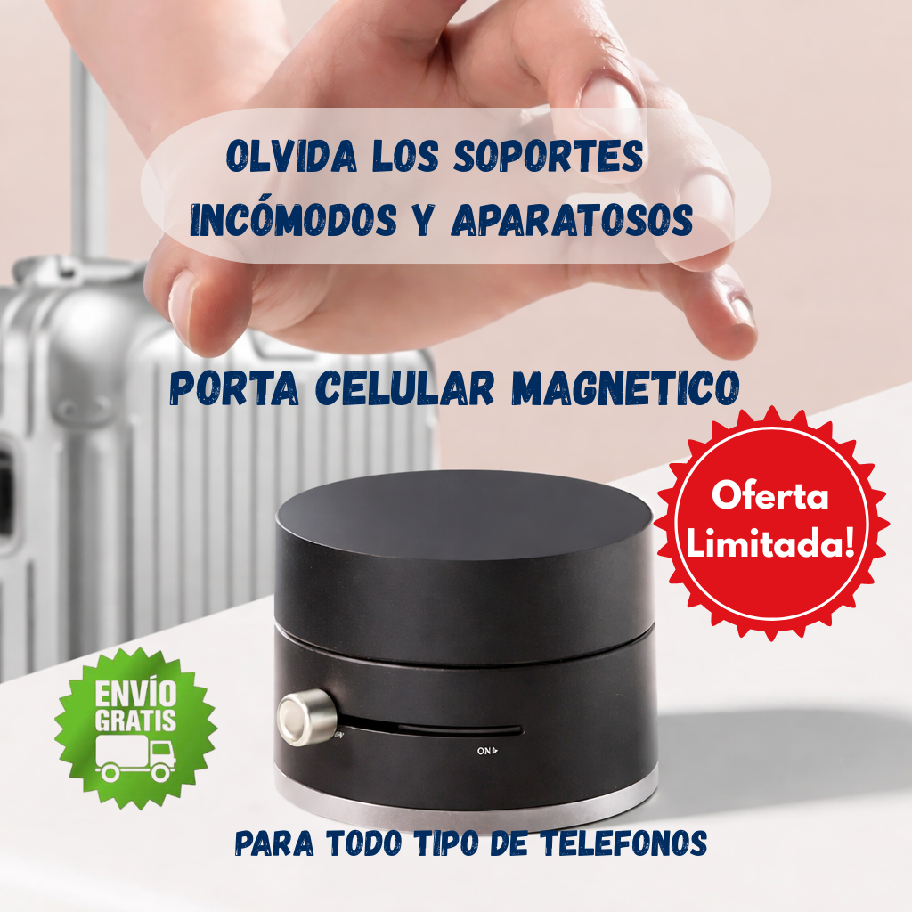 Soporte Celular Magnético - El que estaba faltando en tu día a día - Envío gratis