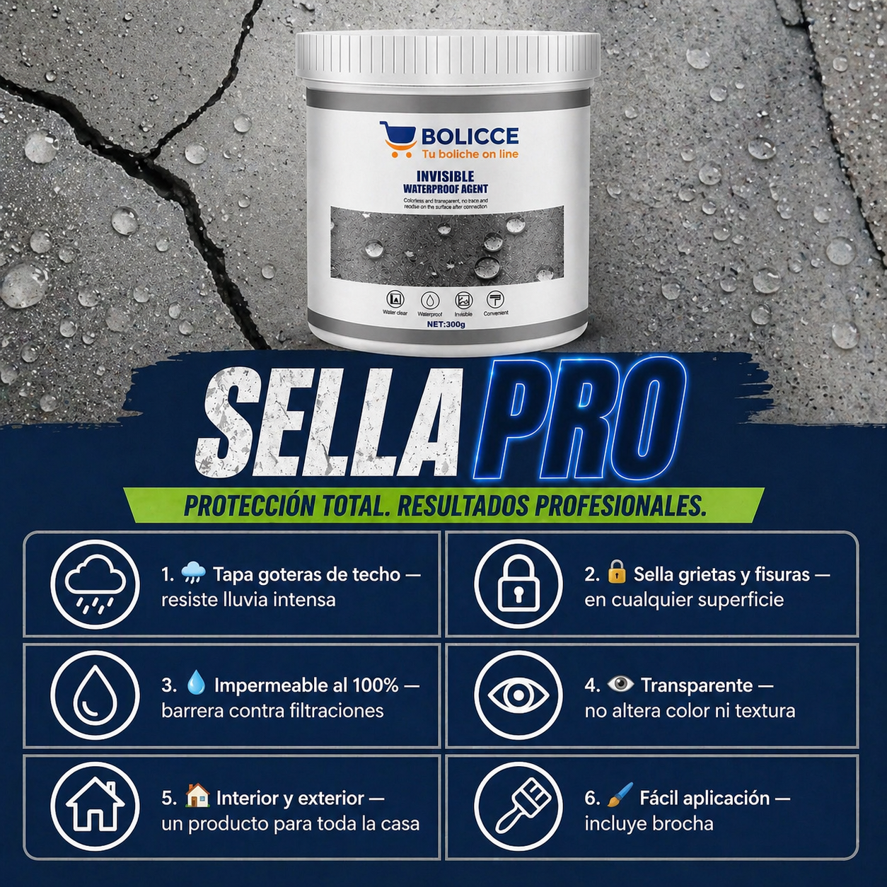 SellaPro — Repara filtraciones antes de las lluvias