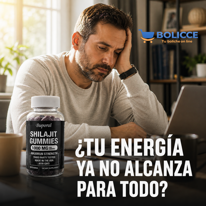 Shilajit Gomitas Energizantes 1000 mg. |  Suplemento Apoyo energético e inmunitario