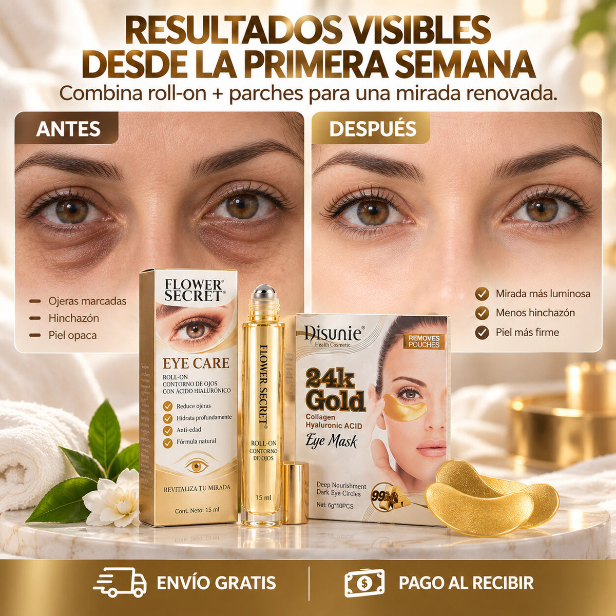 Pack El dúo que hidrata en profundidad y devuelve la firmeza a tu mirada
