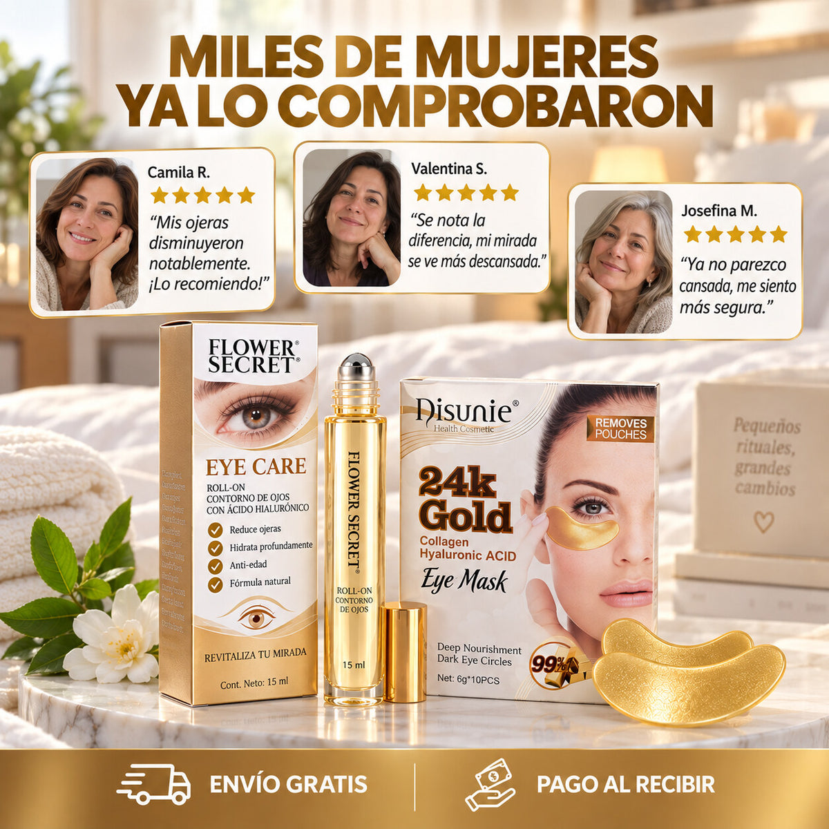 Pack El dúo que hidrata en profundidad y devuelve la firmeza a tu mirada