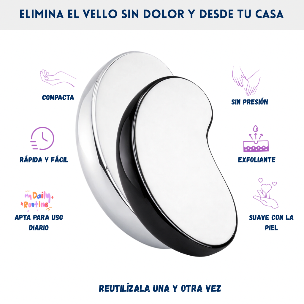 Depiladora y Exfoliador de Cristal