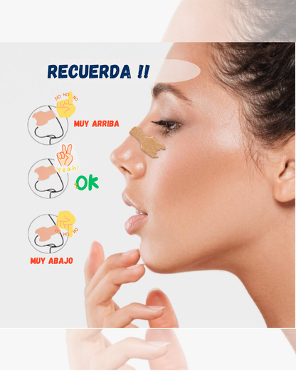 Pack 6 Parches Nasales Anti Ronquidos - Duerme y respira mejor - Oferta - Envío gratis a todo Chile