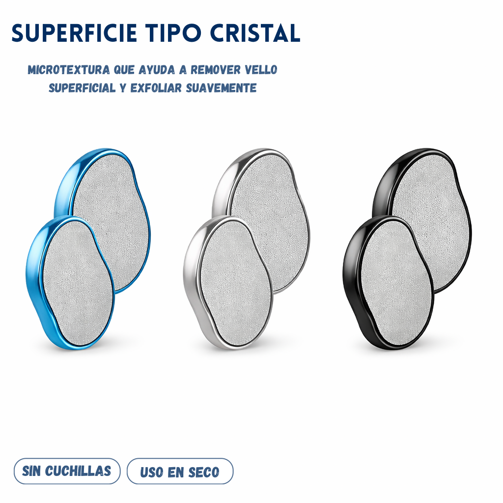 Depiladora y Exfoliador de Cristal