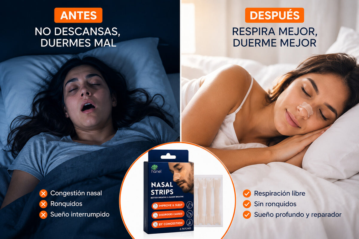Las Tiras Nasales que mejora tu respiración, elimina ronquido y le da paz a tus noches