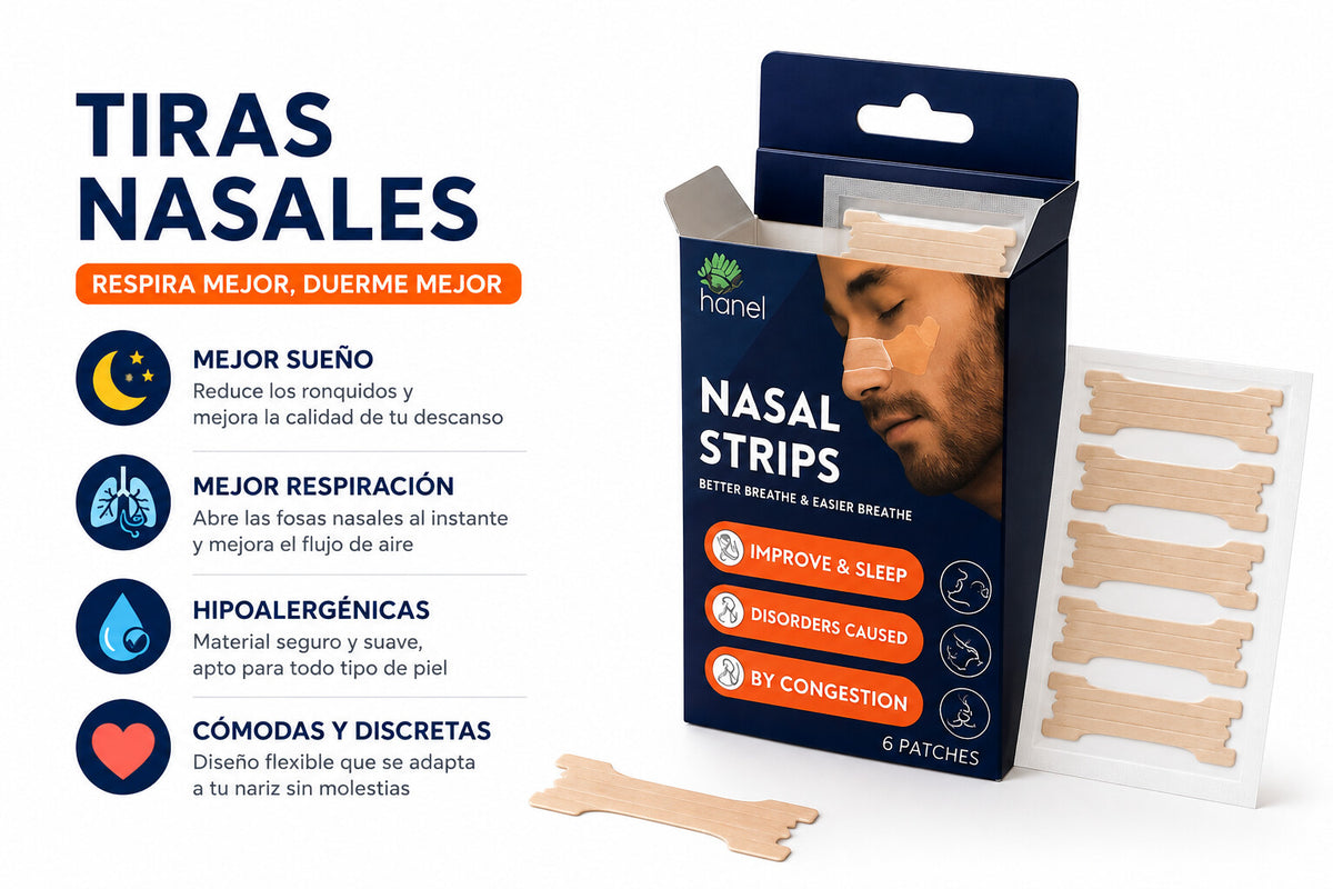 Las Tiras Nasales que mejora tu respiración, elimina ronquido y le da paz a tus noches